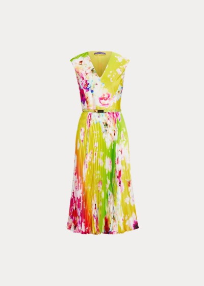 Vestido Ralph Lauren Fonda Ombré-Floral Silk Mulher 78634-ECLB